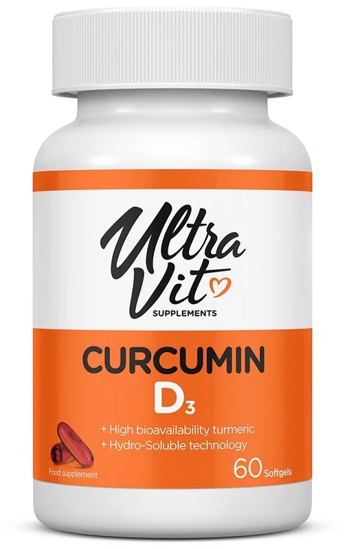 ULTRAVIT CURCUMIN D3 60 капсул