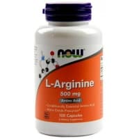 Now Foods, L-Arginine, 500 mg, 100 Veg Capsules