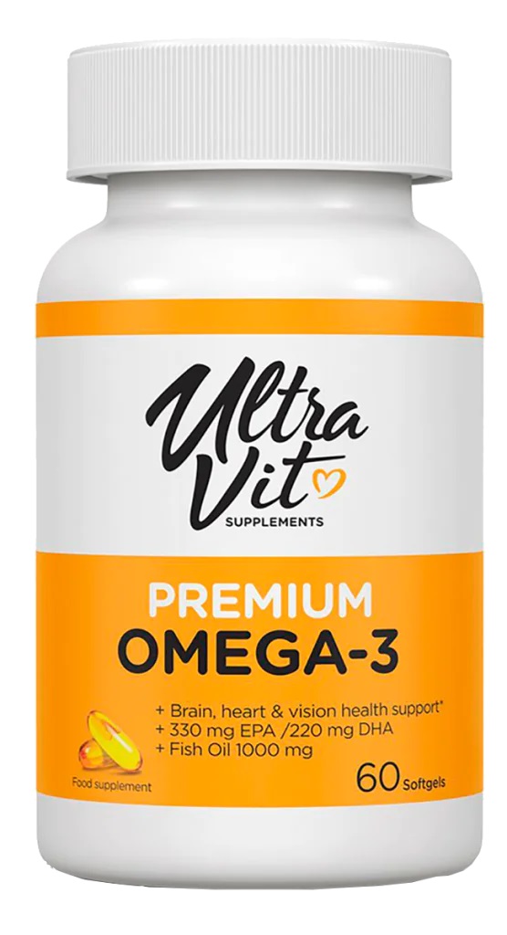 ULTRAVIT premium OMEGA 3 60 капсул