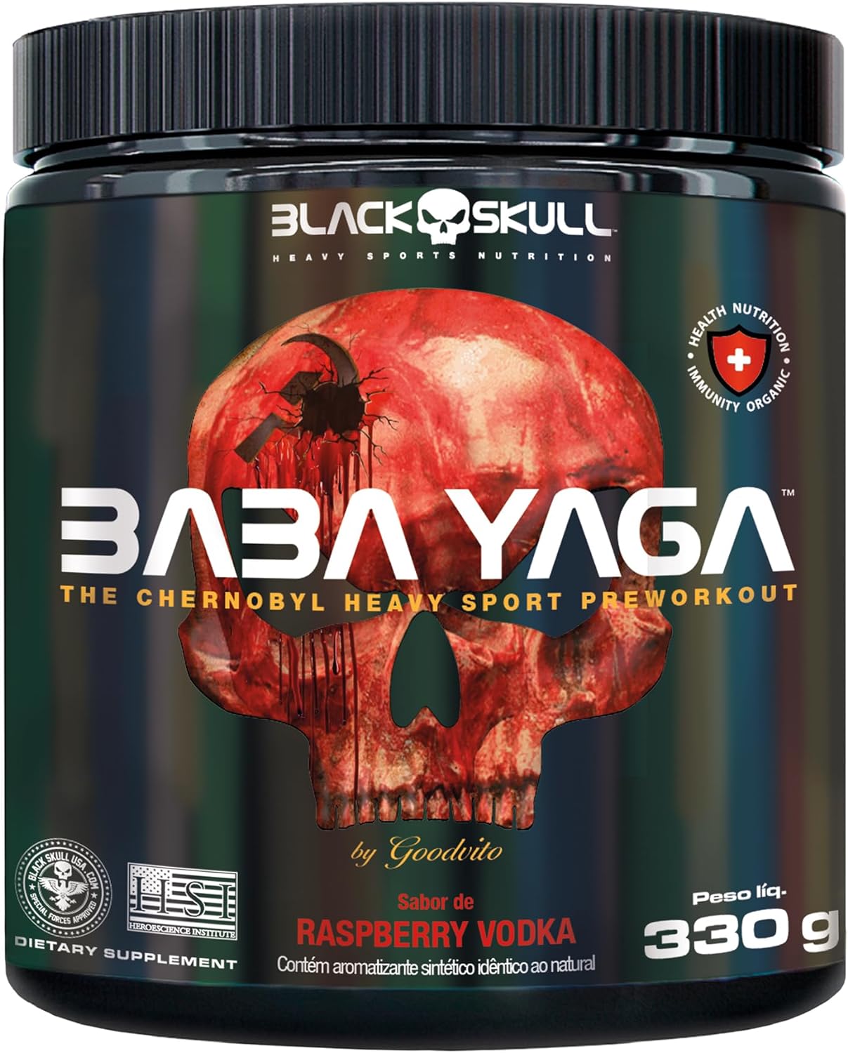 Black Skull Bone Crusher Baba Yaga 330 г (Raspberry Vodka)