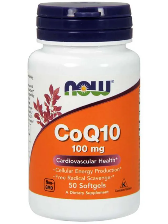 NOW CoQ10 100 мг 50 капсул