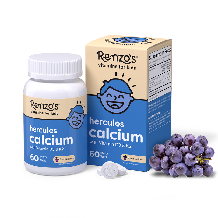 Renzo's для малышей Hercules Calcium 60 melty tabs