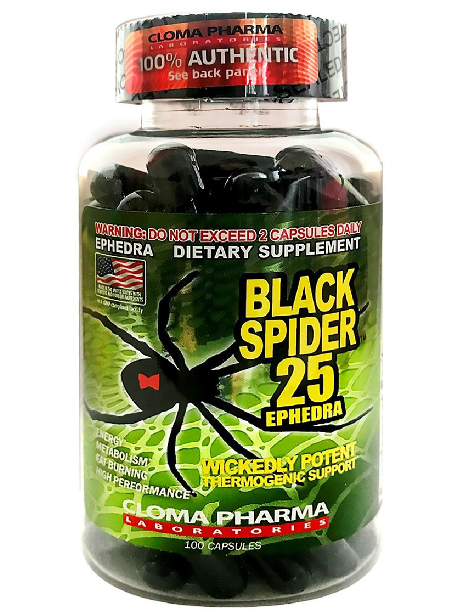 Cloma Pharma: Black Spider /100 капс./