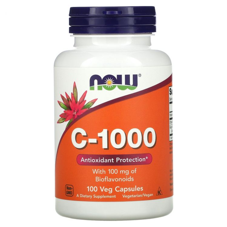 NOW C-1000 With Bioflavonoids  100 капсул