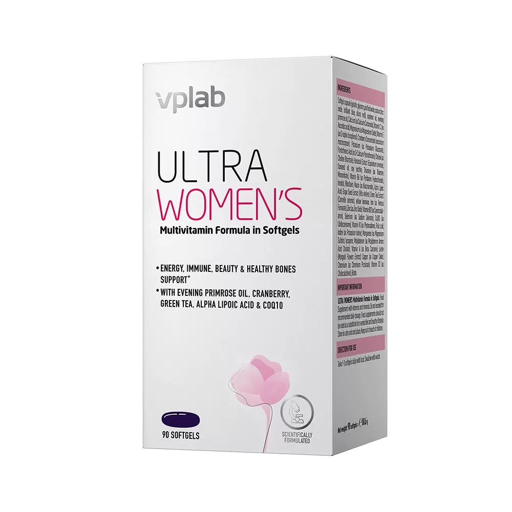 VPlab Ultra Women's Multivitamin Formula in Softgels 90 капс