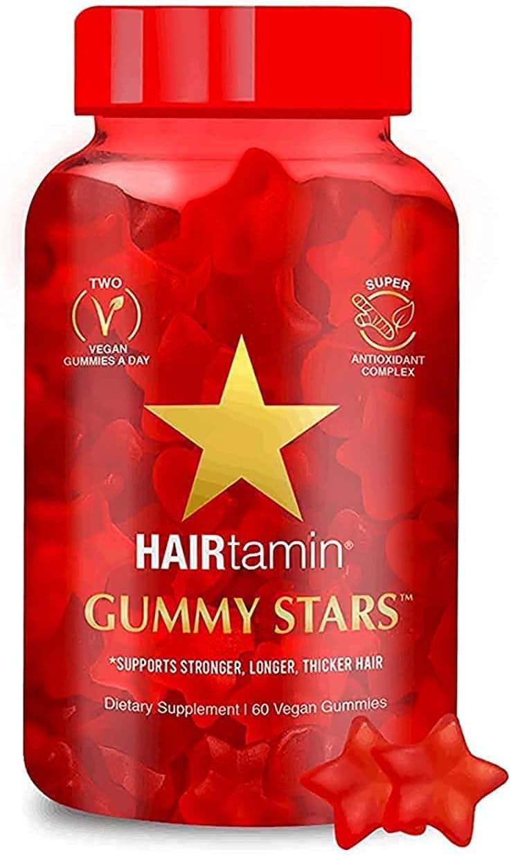 HAIRtamin витамины для волос GUMMY STARS 60 жевательных желе