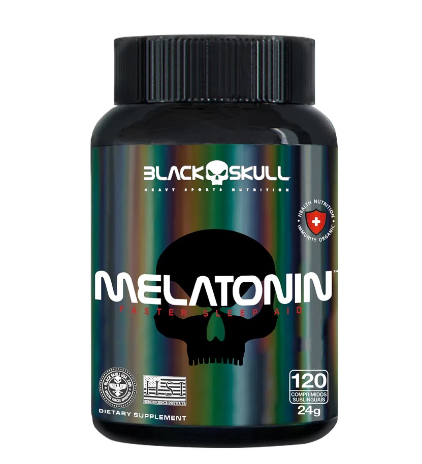 Black Skull Melatonin 120 таб