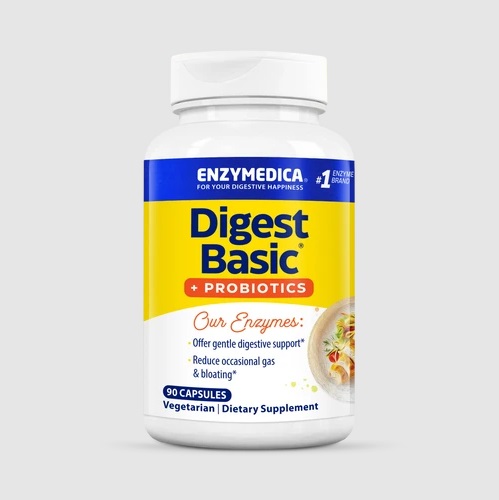 Enzymedica, Digest Basic + пробиотики, 90 капсул