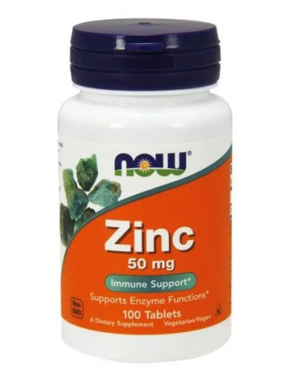 NOW Zinc Gluconate 50 мг 100 таблеток