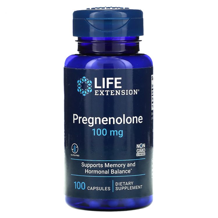 Life Extension: Pregnenolone 100 mg /100 капс./