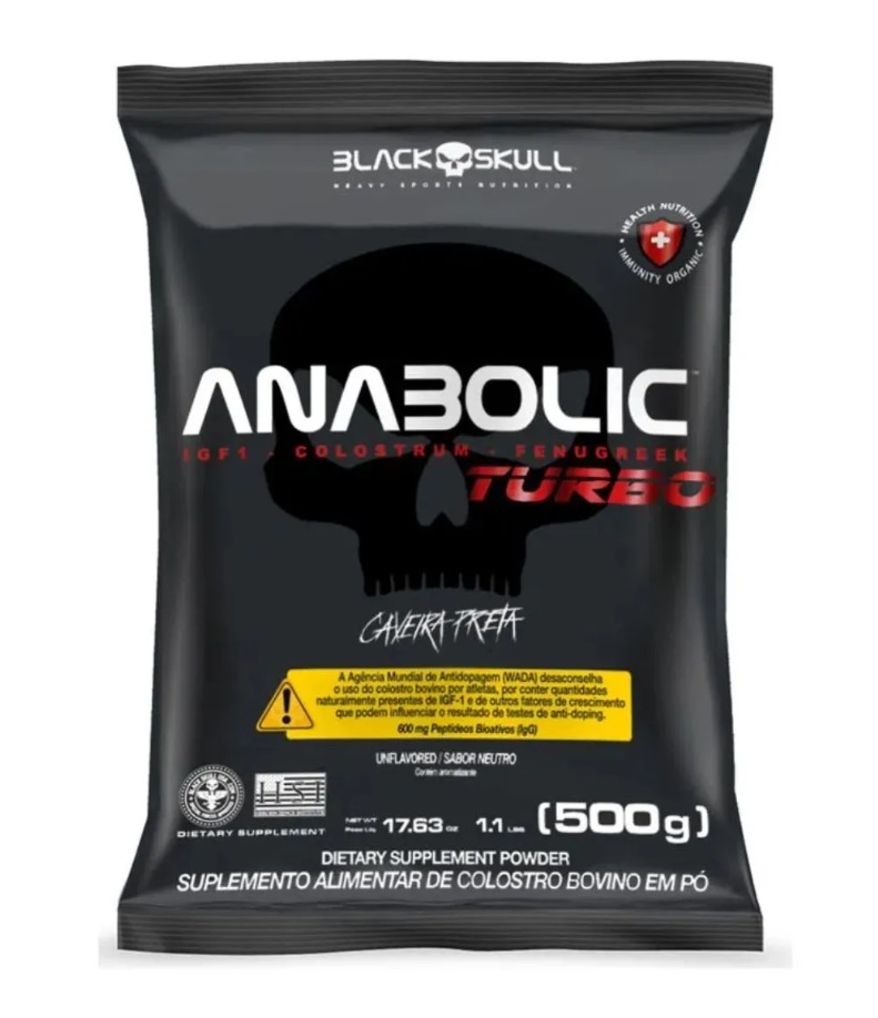 Black Skull Refil Anabolic Turbo 500 г (No Flavor)