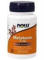 NOW Melatonin 3 мг 60 капсул