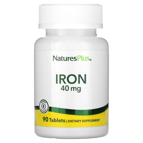 Natures Plus Iron 40 мг 90 таб