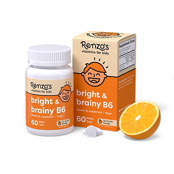 Renzo's для малышей Bright & Brainy B6 60 melty tabs