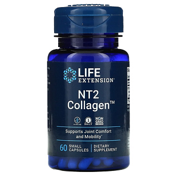 Life Extension NT2 Collagen, 60 маленьких капсул
