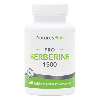 Natures Plus Pro Berberine 1500 mg 60 таблеток
