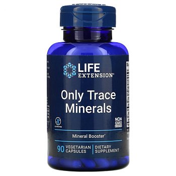 Life Extension Only Trace Minerals только микроэлементы, 90 капсул на растительной основе