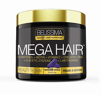 Belissima Beauty Care Mega Hair 60 капс